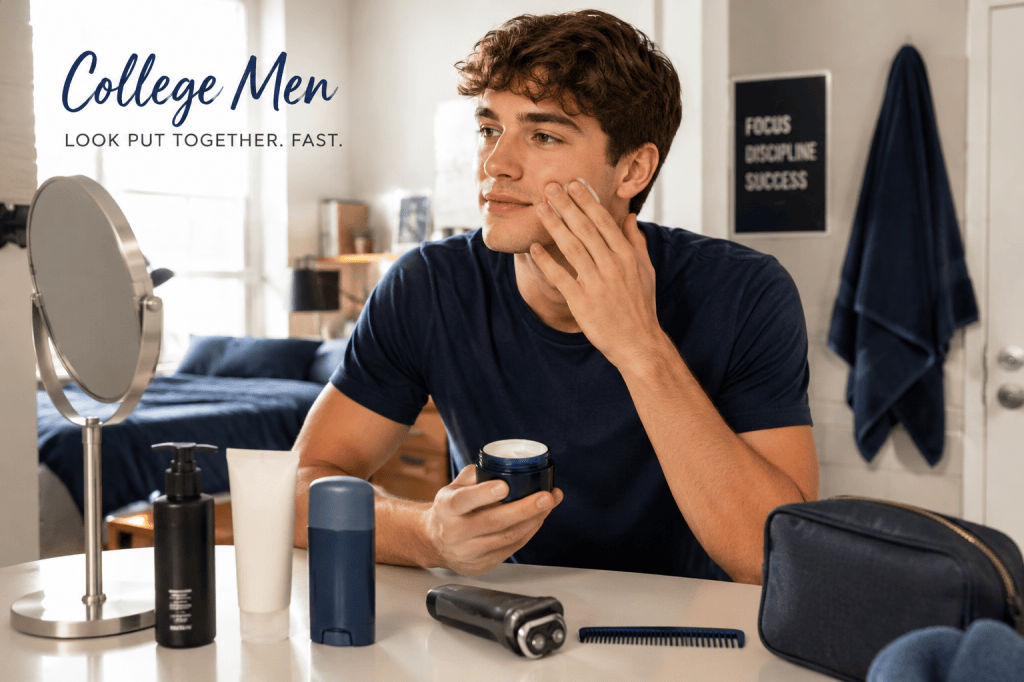 college men morning routine