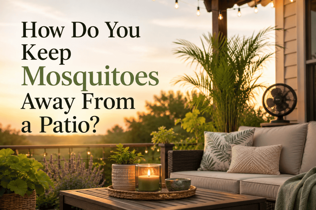 How Do You Keep Mosquitoes Away From a&nbsp;Patio?