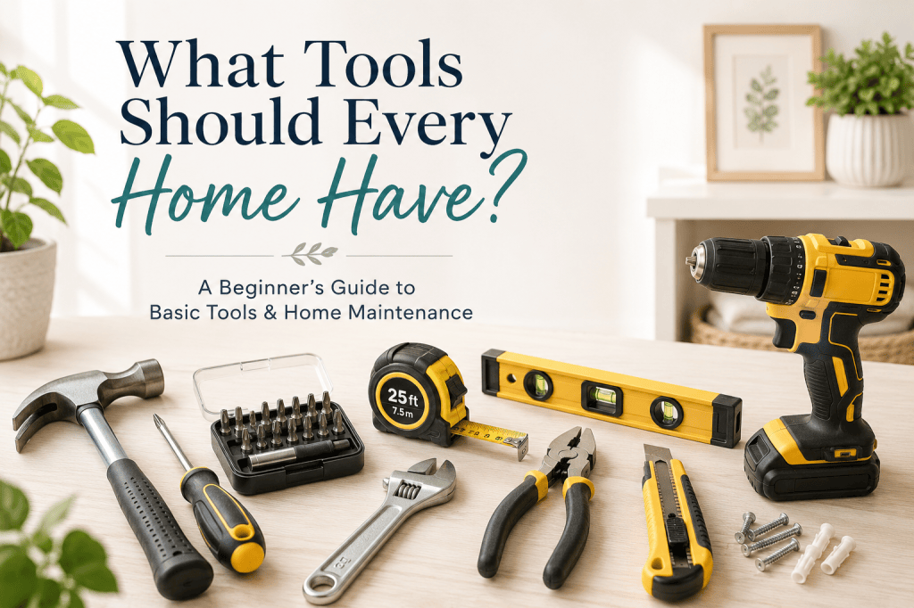What Tools Should Every Home Have? A Beginner’s Guide to Basic Tools & Home&nbsp;Maintenance