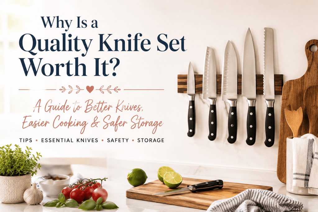 Why Is a Quality Knife Set Worth It? A Guide to Better Knives, Easier Cooking and Safer&nbsp;Storage